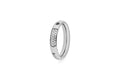 Qudo silver stainless steel interchangeable deluxe CZ ring for everyday gift from Magnolias Home Decor