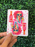 Queen of our Hearts Art Sticker