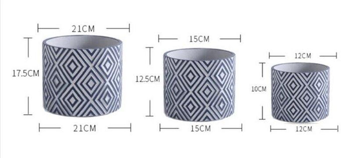 "R54" Flowerpot silicone mold - madmolds -