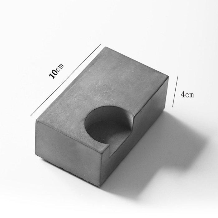 Rectangle candlestick silicone mold - madmolds -