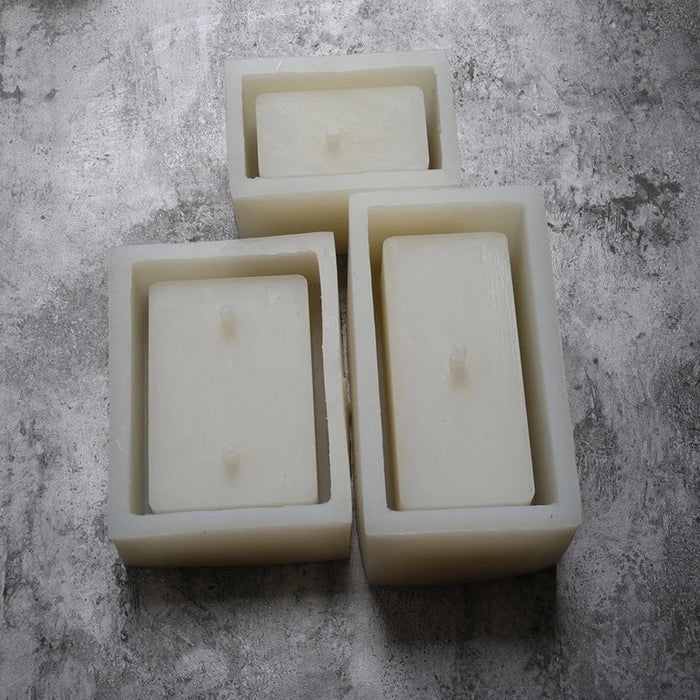 Rectangle concrete flower pot silicone mold