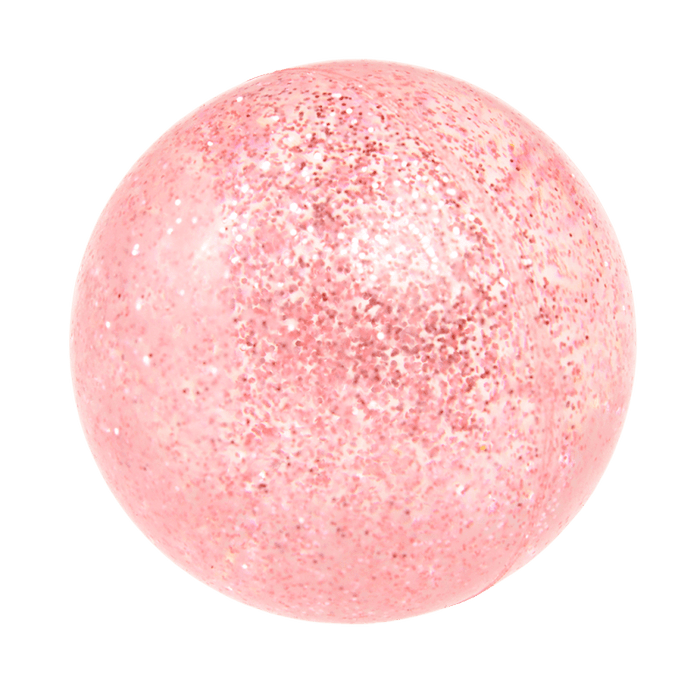 Rex London - Glitter Bouncy Ball - Pink Cat