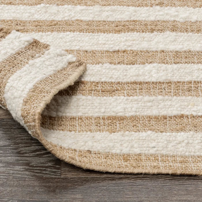 Rhodes Stripe Natural/Ivory