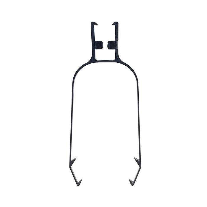 Certified Lights Ridge Clip Pro black plastic roof clip for securing lights without damaging shingles.