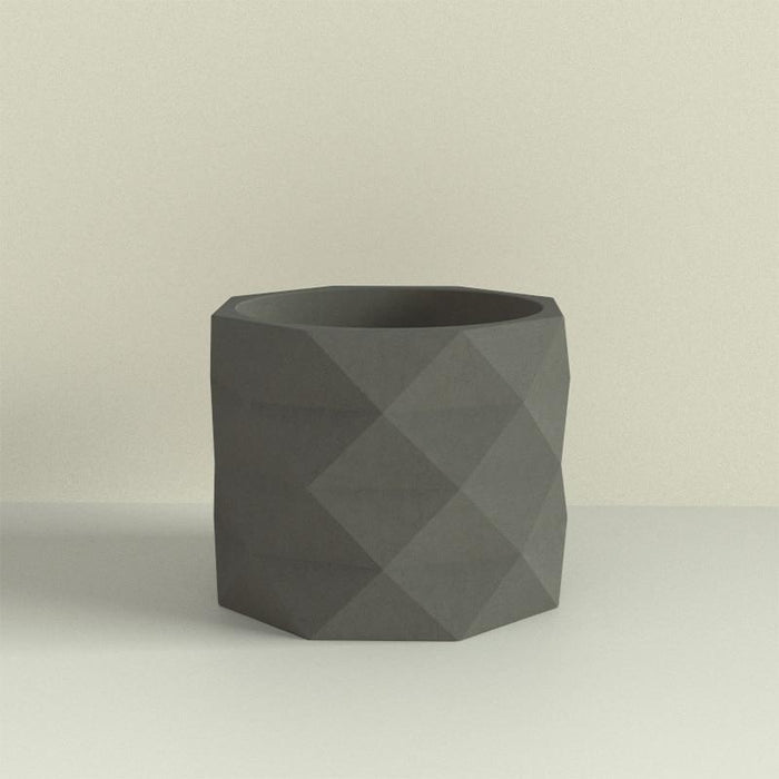 "Rombo" flowerpot silicone mold - madmolds -