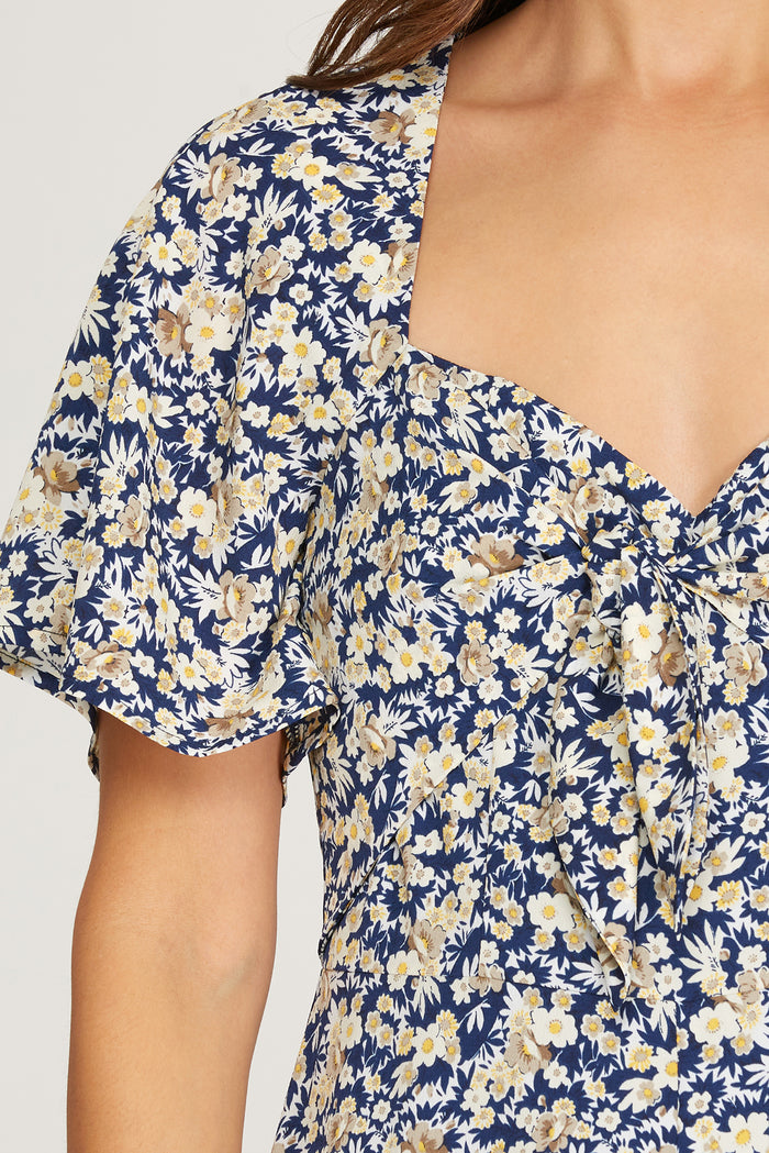 Romp 'n Roll Blue Floral Romper