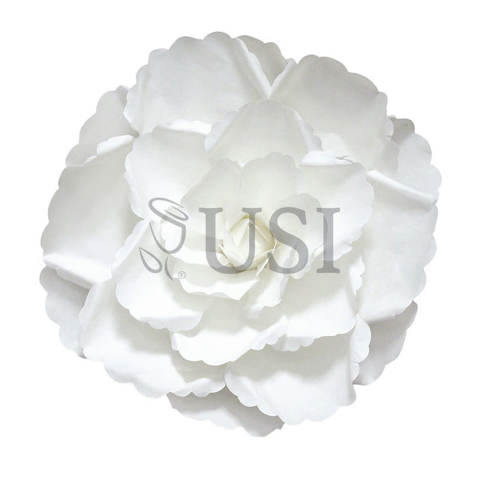 Rose Gardenia Paper Flower, 16in, Cream White