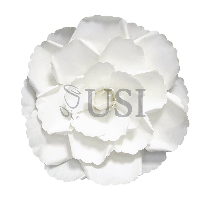 Rose Gardenia Paper Flower, 20in, Cream White