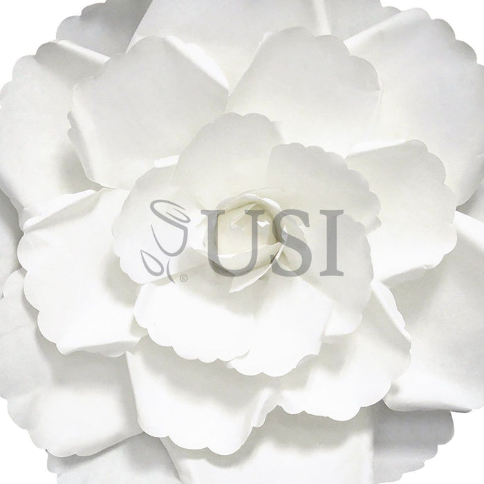 Rose Gardenia Paper Flower, 20in, Cream White