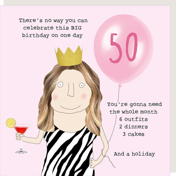 Rosie Girl 50th Holiday Card
