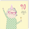 Rosie Girl 90th Wonderful You Card
