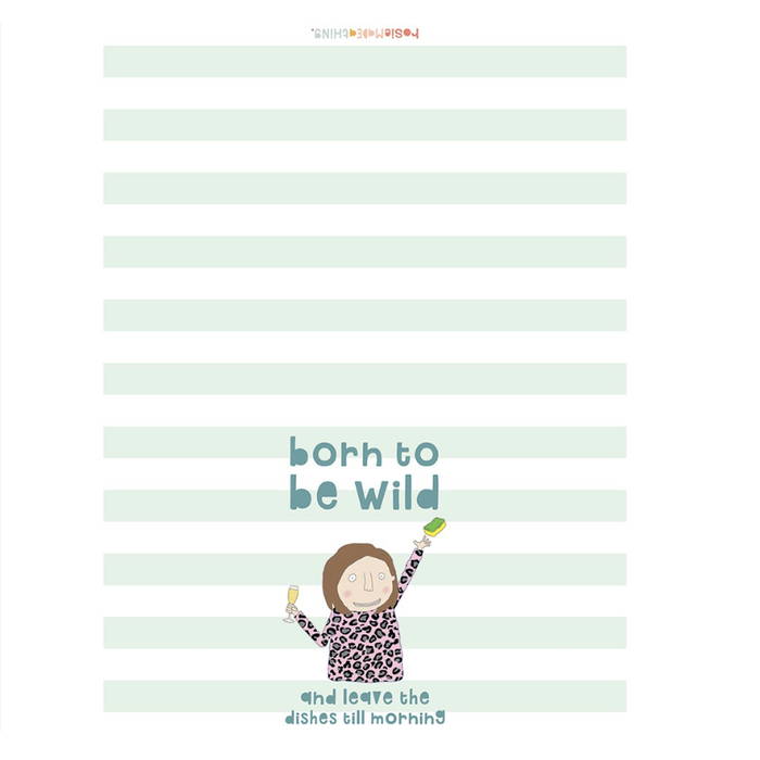 Rosie Made A Thing Born To Be Wild Tea Towel