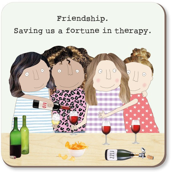 friendship therapy coaster rosie made a thing