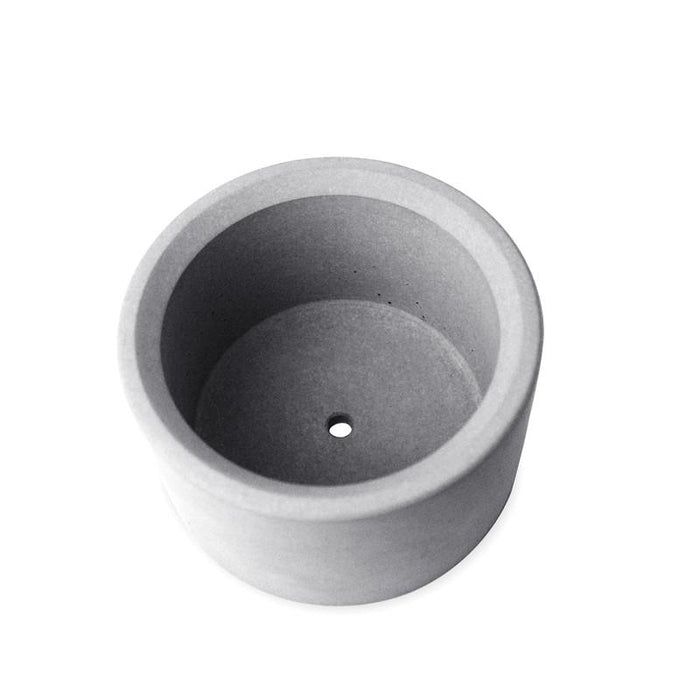 Round concrete flower-pot silicone mold - madmolds - silicone mold