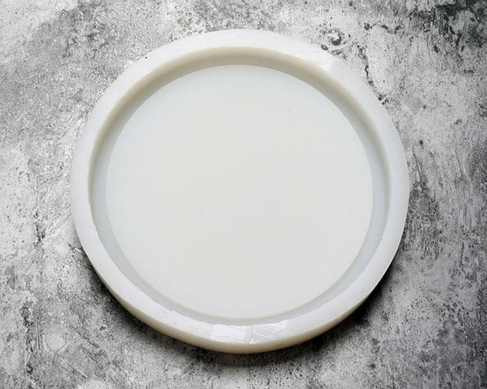 Round Concrete plate silicone mold - madmolds - silicone mold