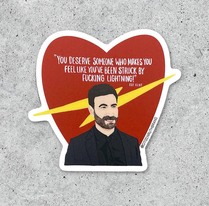 Roy Kent Lightning Sticker
