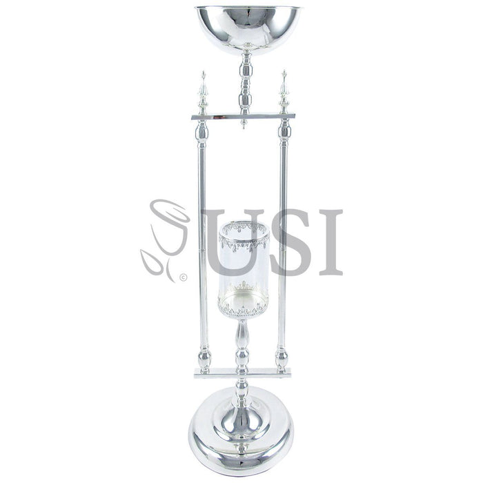Royal Winners Cup Centerpiece Riser, 34.5in, Silver