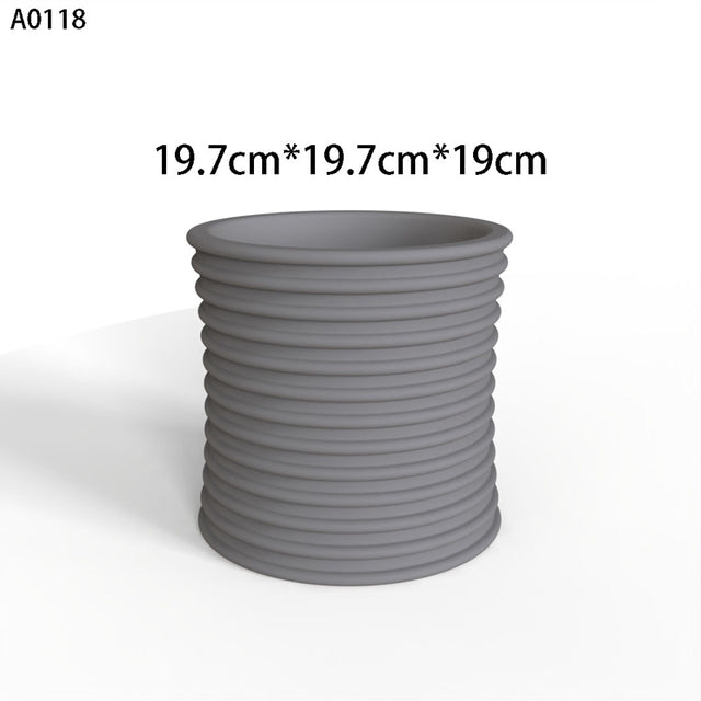 "RP122" Planter silicone mold
