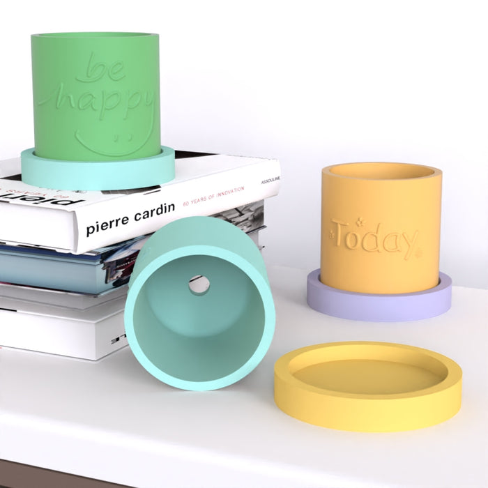 "RP124" Planter silicone mold