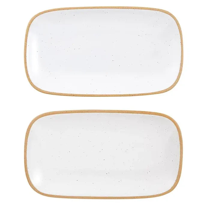 S/2 Artisan Dessert Plates
