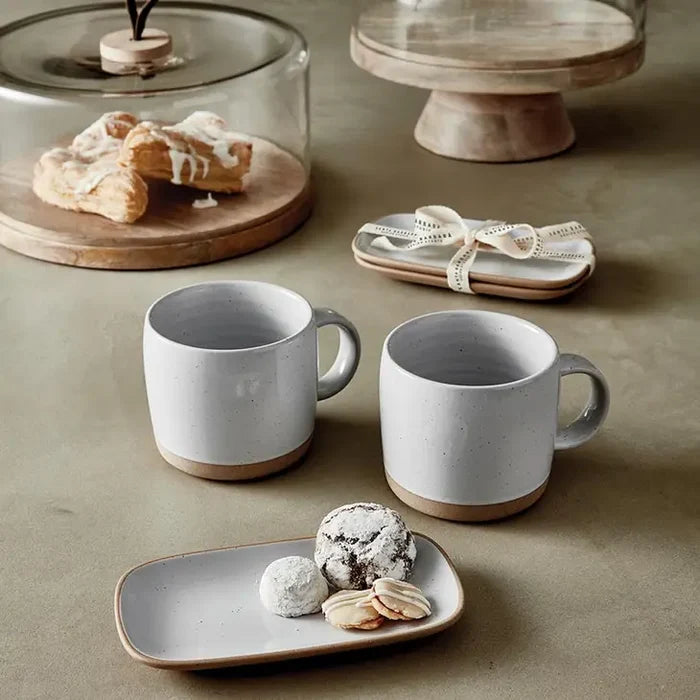 S/2 Artisan Dessert Plates