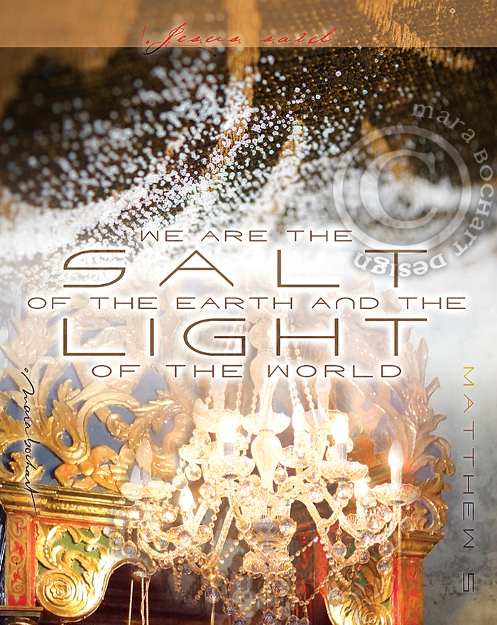 Salt and Light - frameable print
