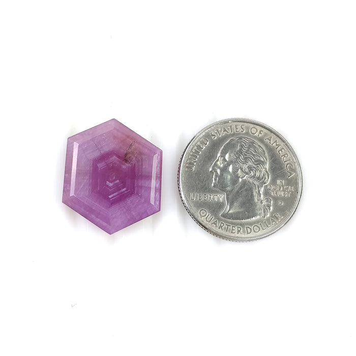 Hexagon Shape Sapphire