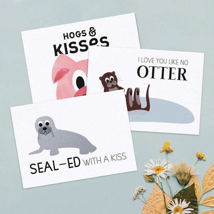 Seal-ed With A Kiss Greeting Card