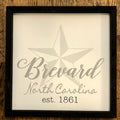 Signs - Farmhouse Sign with "Brevard, NC.....Established 1861"