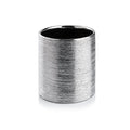 Silver Scratched Cylinder Vase Close Up - Image