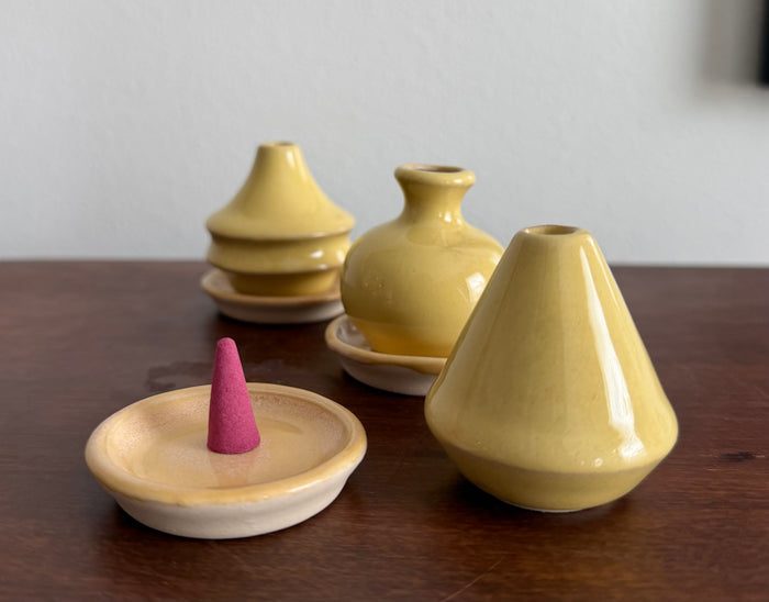 Small Ceramic Incense Cone Burner