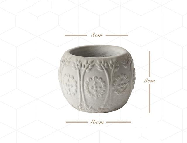 Small plant planter molds - madmolds -