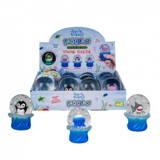 Smooshos Snow Globe Jellyfish Squishy