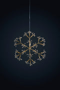Snowflake Champagne Hanging Light