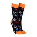 sock society socks with cat in specs