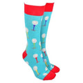 golf socks light blue