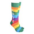 Sock Society Rainbow Love Socks Green