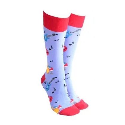 rock and  roll music socks