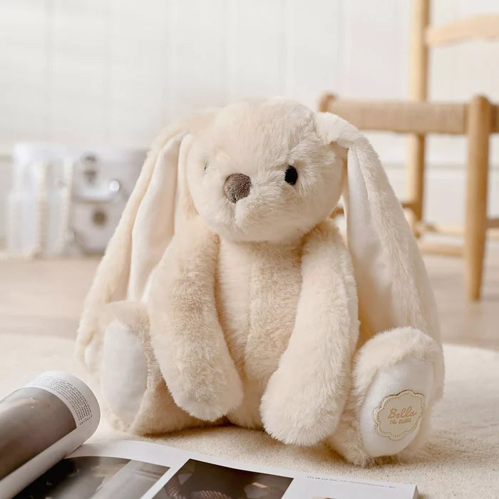 Softies Cuddly Toy - White Bunny - Bella - Mabel & Fox