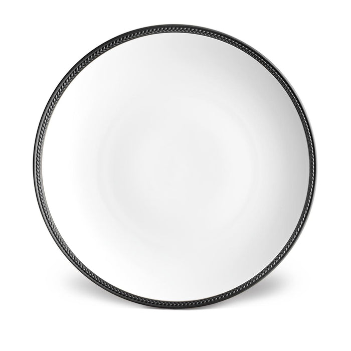 Soie Tressée Dinnerware, Black