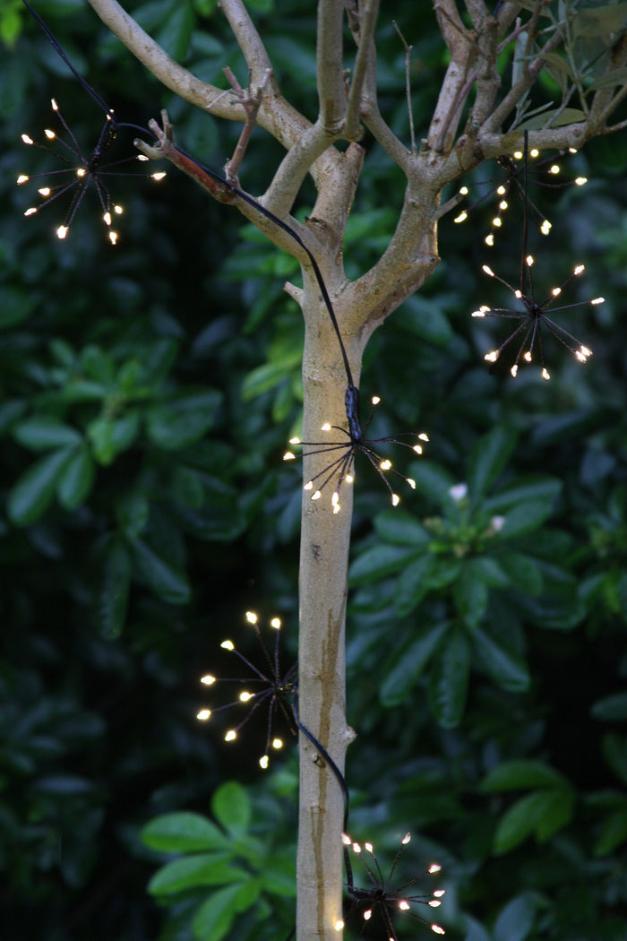 Solar Starburst Chain Light - Black