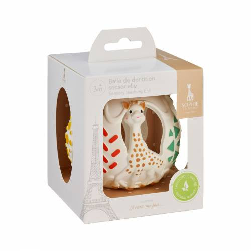sophie giraffe baby teething ball