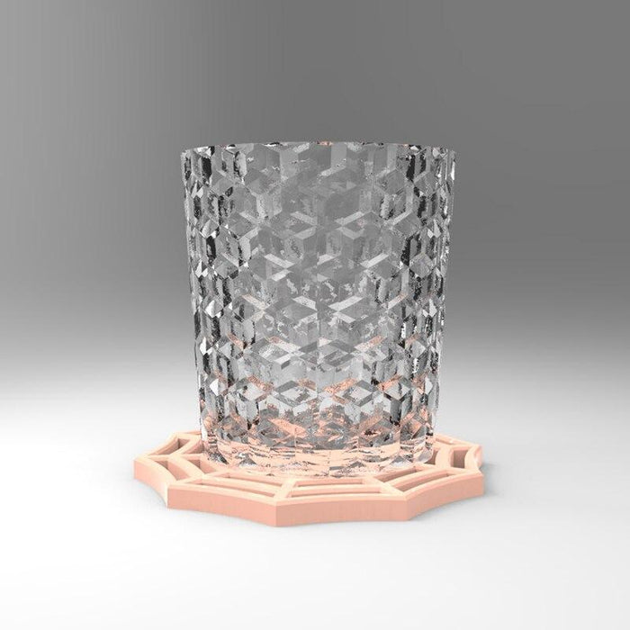 Spider web coaster silicone mold - madmolds -