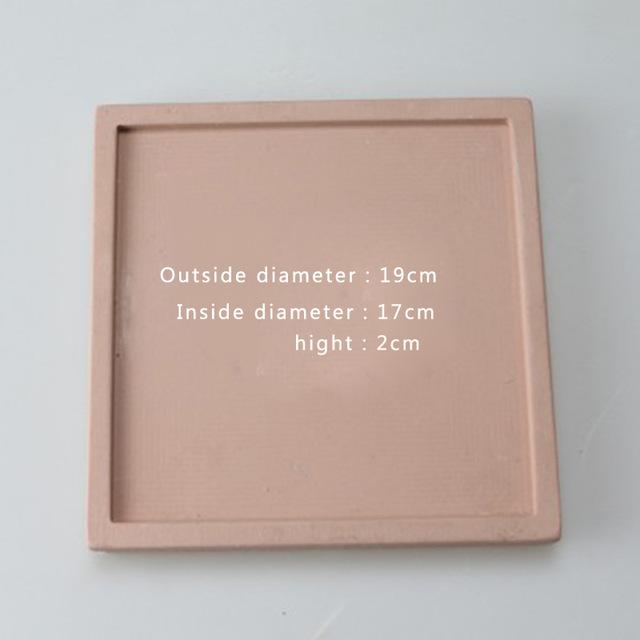 Square concrete tray mold - madmolds -
