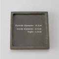 Square concrete tray mold - madmolds -