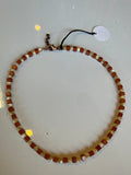Square in Circle Peg Necklace