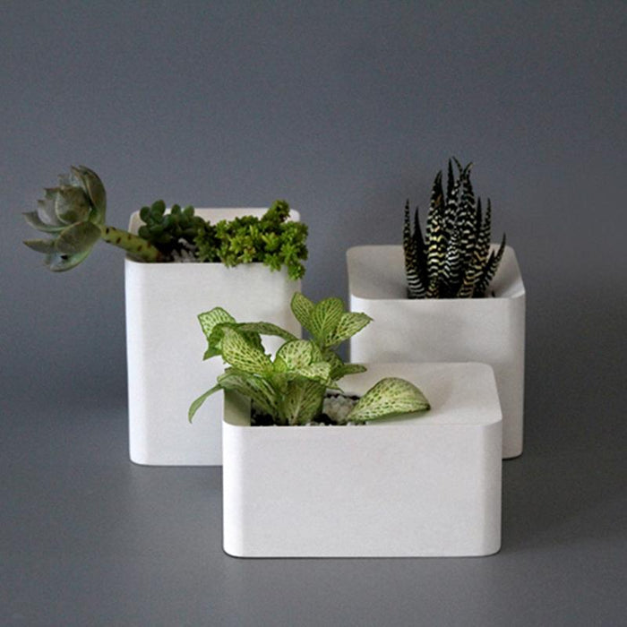 Square pot silicone mold - madmolds - silicone mold