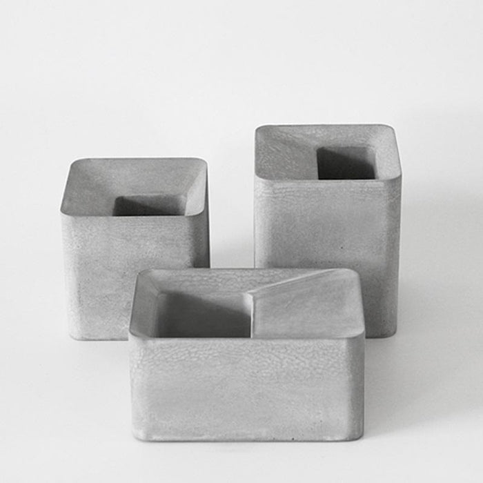 Square pot silicone mold - madmolds - silicone mold