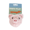 Squeaker Pig Ball Dog Toy 20cm
