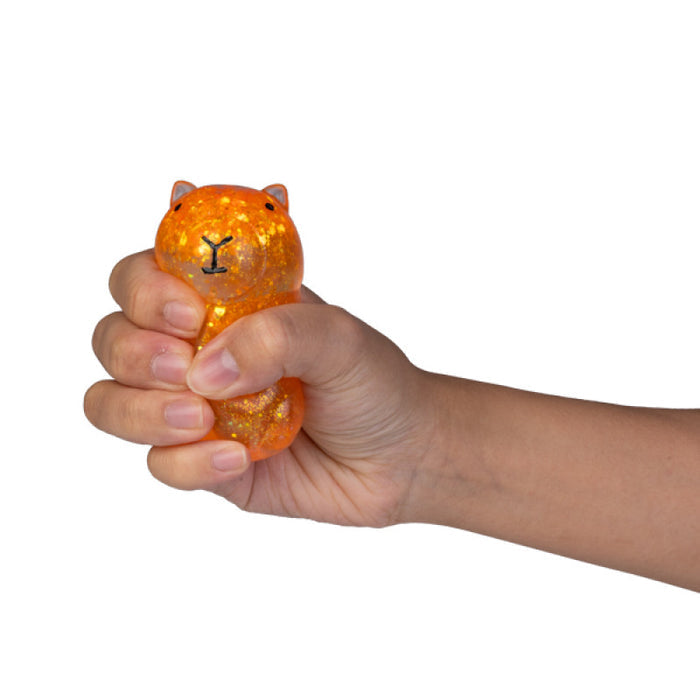 Squishy Glitter Capybara Sensory Toy